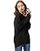 GLOSTORY Women's Casual Long Sleeve Loose Blouses Batwing Sleeve Off Shoulder T-Shirt Tops 2695