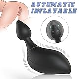 G-spot Anal Vibrator, Automatic Inflatable Vibration Anal Sexy Toys for Prostate Massager, G Spot, Anal Stimulation, Body-Safe Silicone Rechargeable Vibrating Butt Plug for Men, Women and Couples