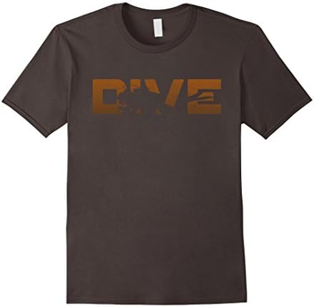 Mens Dive Scuba Diving Shirt - Vintage Scuba Shirt XL Asphalt
