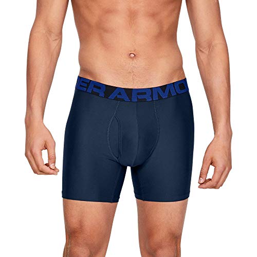 Under Armour Men's Tech 6-inch Boxerjock Boxer Brief - 1 Pack, Academy//Royal, XX-Large