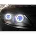 uxcell 2 x 60mm 1210 Surface Mount Device 15 LED Angel Eyes Ring White
