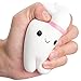WATINC Kawaii random color 1 pcs Teeth Squishy Cream Scented Slow Rising Toy hop props Toy Cell Phone Charms Pendant Strap(teeth)
