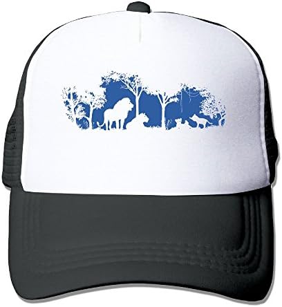 HEHE TAN Adjustable Unisex Adult Mesh HatThe Lion Family Baseball Cap Trucker Cap