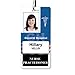 Nurse Practitioner Badge Buddy - Heavy Duty Vertical Badge Buddies for Nurse Practitioners - Spill & Tear Proof Cards - 2 Sided USA Printed Quick Role Identifier ID Tag Backer by Specialist ID