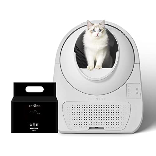 CATLINK Self Cleaning Cat Litter Box (1 Bag of Cat Litter Included