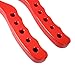 DIYTuning New Aluminum Grab Handles GraBars for Jeep Wrangler 2007-2017 2 4 Door (Rear Red)