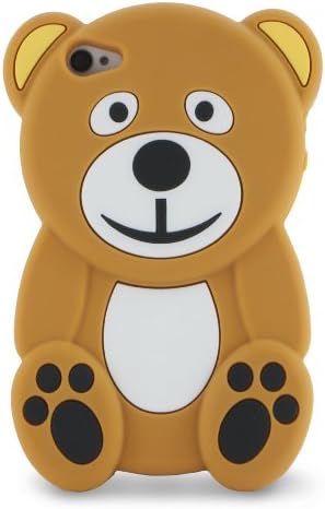 iConnect Kid Covers: Silicone Animal Case for iPhone 4 - Bear