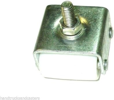 (One) Shepherd Low Profile Appliance Caster 13/16" x 1" Polyolefin Wheel 5/16" Short Threaded Stem 13/16" Diameter Wheel