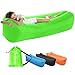 Inflatable Lounger - Portable Air Beds Sleeping Sofa for Travel, Camping, Beach, Park, Backyard, Hiking, Pool, Beach with Carry Bag (Green)