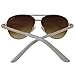 Guess Womens GF0268 Wire Rim Aviator Fashion Sunglasses, White/Gold/Brown