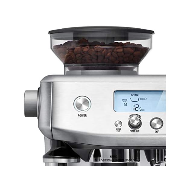 Sage Appliances Barista Pro Espressomaschine und Kaffeemaschine mit Milchaufschäumer, Siebträgermaschine, SES878, 1 cups… – Bild 4