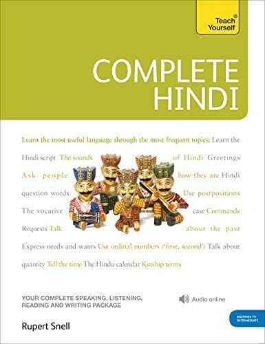 Complete Hindi Beginner to Intermediate Course: Learn to read, write, speak and understand a new language (Teach Yourself) by Rupert Snell (2014-07-25) Paperback – 1720