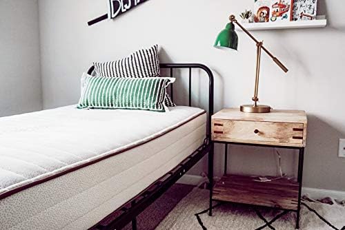 My Green Mattress Pure Echo GOTS Organic Cotton Natural Mattress (One-Sided) (Twin XL) Made in The USA
