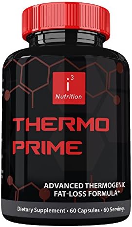 i3 Nutrition Thermo Prime : Thermogenic Fat Burner : 60 Capsules : Cutting Edge Thermogenic Fat Burner Nootropic For Men &amp; Women Provides Enhanced Mental Clarity And Burns Fat