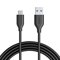 Anker PowerLine USB-C to USB 3.0 Cable (6ft) with 56k Ohm Pull-up Resistor for USB Type-C Devices Including the new MacBook, ChromeBook Pixel, Nexus 5X, Nexus 6P, OnePlus 2 and More