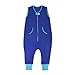 baby deedee Fleece Kicker Sack with Feet Baby Sleep Bag, Peacock, 2-4T