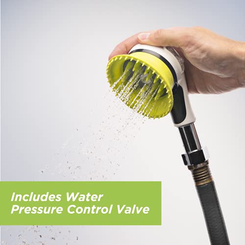 Wondurdog Outdoor Garden Hose Nozzle for Dog Washing with Splash Shield