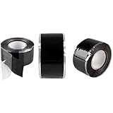 2wayz 30FT 3-Pack of Silicone Self Fusing Repair Tape. Waterproof Solution for Electrical Cords, Pipe Plumbing &amp; Water Hose Leaks. Strech, Wrap &amp; Seal. It's that Simple.