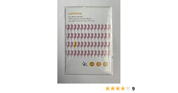 Amazon Com Vie Caffeine Patches 30 Patches 30 Days Supply Health Personal Care