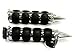 TMS Spike Chrome Hand Grips Throttle Boss for Yamaha V-Star Road Star Custom Classic Harley Sportster Dyna Softail Road Street Honda GL 1500 1800 Shadow 750 1100