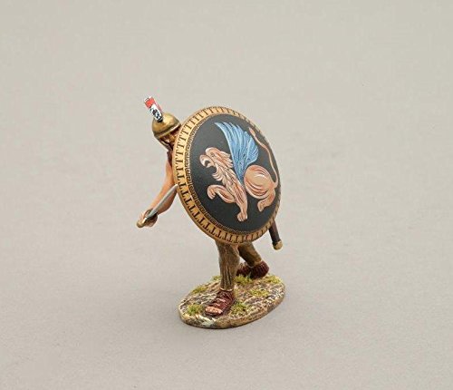 Thomas Gunn Miniatures Spartan Warrior Thrust With Parry Griffon Shield SPA002D