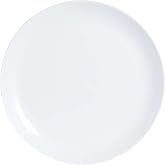 Luminarc Diwali Set of 6 Extra Resistant Opal Glass Dinner Plates, 25 cm, White