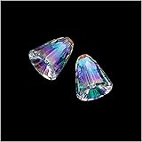 Swarovski Crystal, #5541 Dome Beads 11mm, 2 Pieces, Crystal AB