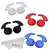 ALXCD Earbud Tips for Samsung Sport Ear Tips, 4 Pair Anti-Slip Silicone Replacement Ear Tips for Galaxy S7edge S7 S6edge, Samsung Level U EO-BG920 Bluetooth Earphone [Sport] (White/Black/Red/Blue)
