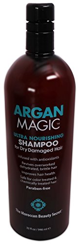 ARGAN MAGIC Ultra Nourishing Shampoo - Argan Oil and Antioxidants to Nourish and Restore Damaged and Over-Processed Hair Types (32 Ounce/946 Milliliter)