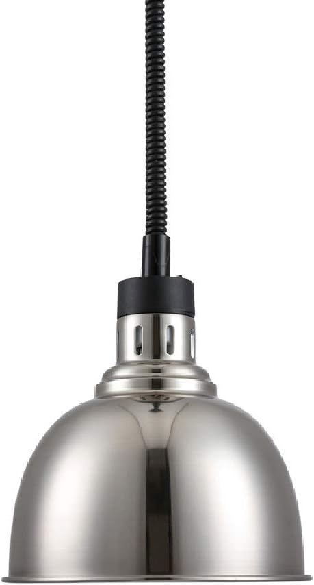 JHMIH Food Warmer Lamp Food Heat Lamp Warmer with Lamp 250W, Silver