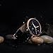 Quartz Watch Womens Waterproof Lady Watch Wrist Watch Creative Starlight Dial Birthday Gift with Genuine Leather Band