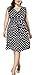 Eternatastic Womens Floral lace Plus Size Midi Dress Scooped Neckline Cocktail Party Dress