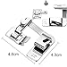 6 Pieces Rolled Hem Pressure Foot Sewing Machine Presser Foot Hemmer Foot Set (3/8 Inch, 4/8 Inch, 5/8 Inch, 6/8 Inch, 7/8 Inch, 8/8 Inch) Adjustable Wide Hemmer Foot Set for Singer, Brother, Jan