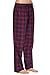 CYZ Women's 100% Cotton Super Soft Flannel Plaid Pajama/Lounge Pants