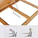 NBWOOD Adjustable Laptop Stand Pad Lap Desk Natural Bamboo, Wide Stand with 6 Tilting Angles for Notebooks up to 17.3 Inches, Ventilated, Heavy Duty, 15.7″L x 12.4″Wthumb 3