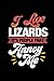 I Love Lizards It's People That Annoy Me: Funny Journal For Reptile Lovers: Blank Lined Notebook by Pets Loco Journals