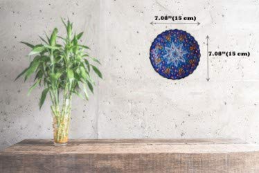 Ayennur Turkish Decorative Plate Handmade Ceramic Ornament for Home&Office Wall Decor