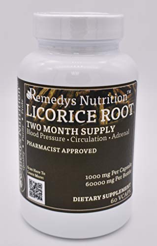 image for Remedys Nutrition Licorice Root Remedy's Nutrition MEGA Strength 1,000