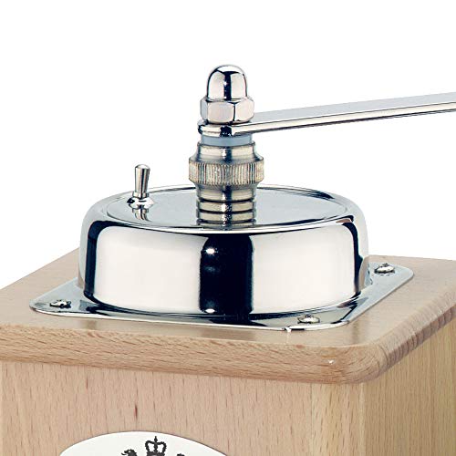 Zassenhaus Kaffeemühle Manuell BRASILIA | Buche natur | 12 x 12.5 x 20cm | zum Mahlen von Kaffeebohnen | stufenlos… – Bild 5