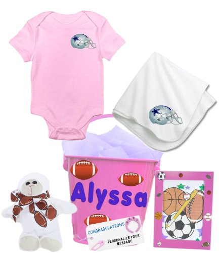 dallas cowboys baby gift set