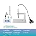 Aomekie USB Digital Microscope Magnifier Camera Video 200X Zoom 1600x1200 HD 2MP PCB Inspection Handheld Endoscope with 8 LED Lights and CMOS Sensor for Mac Windows PC Android Phone