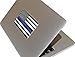 Thin Blue Line Flag Decals - 3x5 in. Black White and Blue American Flag Stickers for Cars and Trucks - in Support of Police and Law Enforcement Officers (5-Pack)