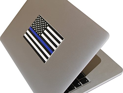 2 Thin+Blue+Line+Flag+Decal
