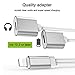 Headphone Jack Adapter for iPhone Adapter Earphone Audio Splitter and Charge Connector for iPhone X/7/7 Plus /8/8 Plus Support to Listen Music and Charge Replacement for iOS 11 System -Silver