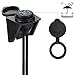 USB Flush Mount Cable - Alait 1 Meter 3 Feet Dual USB Extension Mount, Panel Mount Cable, for Car, Boat, Motorcycle