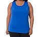 Fit for Me by Fruit of the Loom Women's Breathable Shirred Performance Mesh Tank