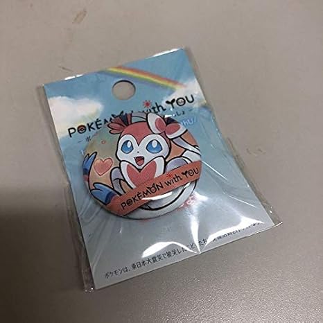 Amazon ポケモンセンター限定 缶バッジ ニンフィア アニメ 萌えグッズ 通販