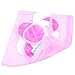 Pawlegend Reusable-Cotton-Rounds-Makeup-Remover,Cotton Pads Reusable,Pack of 16,Facial Cleansing Rounds,Toner Pads,Reusable Makeup Wipes with Laundry Bag (Bamboo Velour, White&Hot Pink)