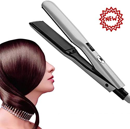FXXXYSH Hair Straighteners, Professional Tourmaline Ceramic Hair Straightener, Fast Heat Up to 450℉, Upgrade LCD 140-230 °C Temperature Setting
