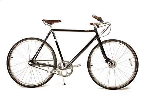 Marc 3-speed Internally Geared Upscale Roadster with Classically Lugged Frame and Fork and Buck & Wing Leather Accessories